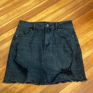 Wild Fable Black Jean Skirt (size 4)